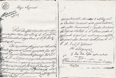 Lettera del fondatore Sac.Pietro Buffetti