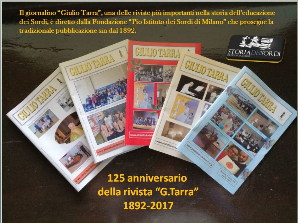 Giulio Tarra 125 anni