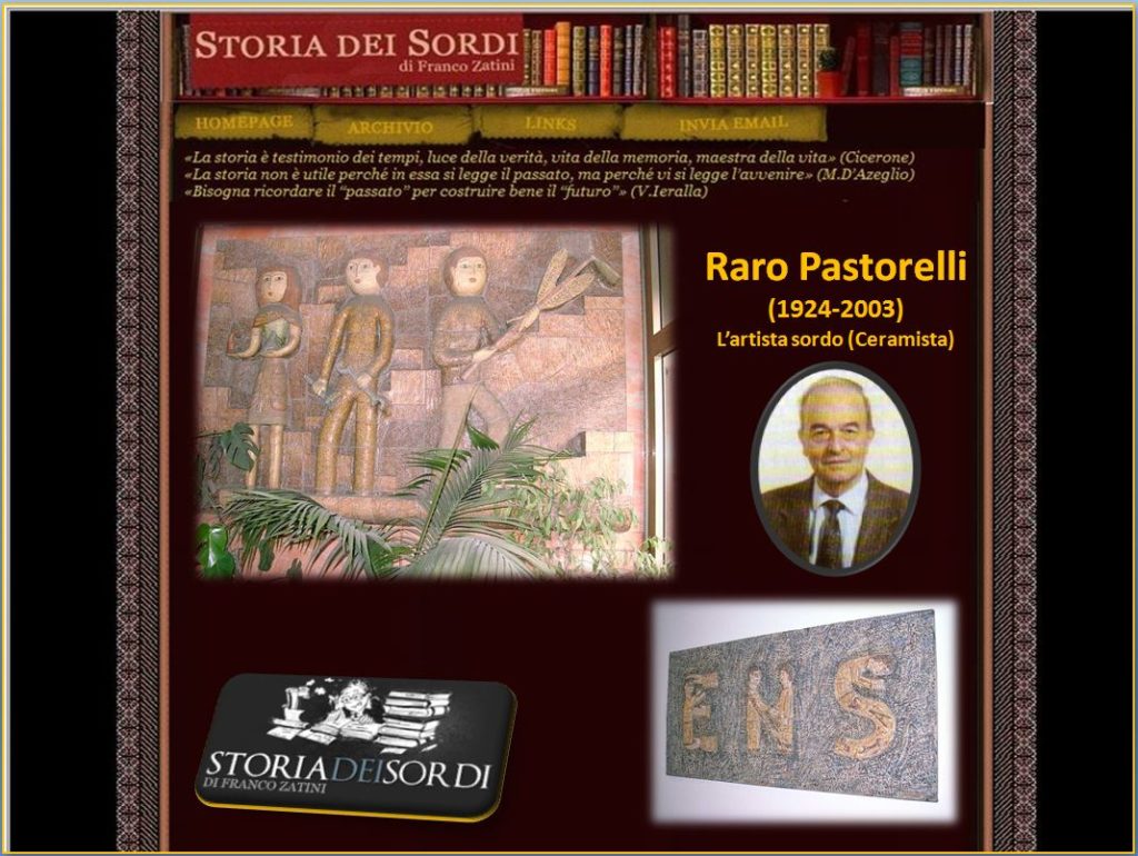 Raro Pastorelli 1924-2003 storia dei sordi