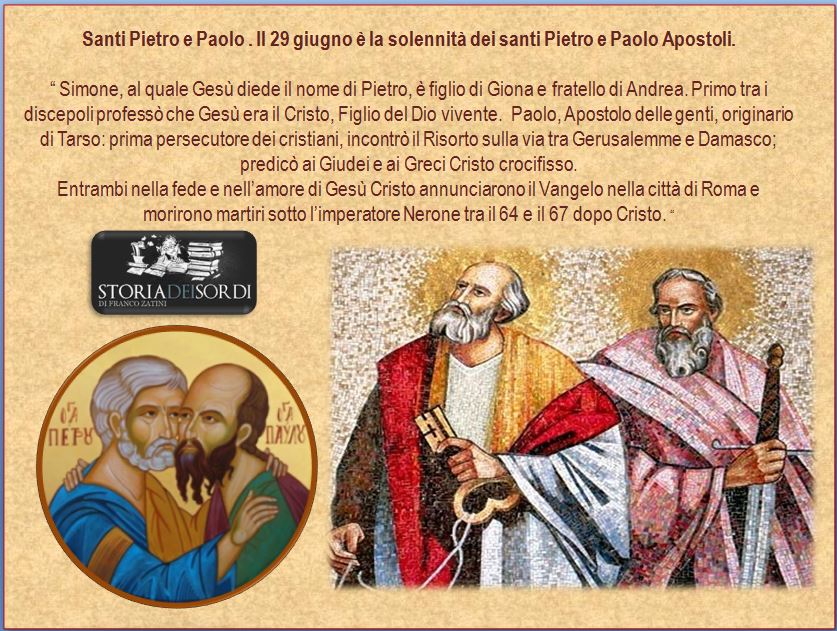 San Pietro E Paolo Giorno Novena A San Pietro E A San Paolo Apostoli