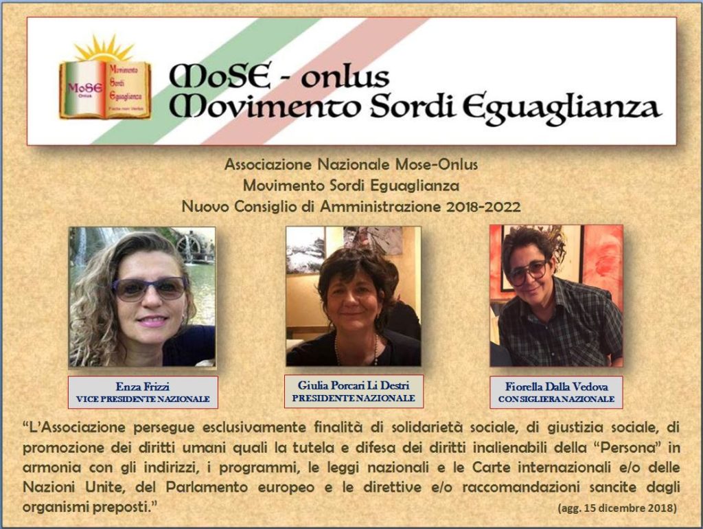 Mose nuovo organo cda 2018 2022