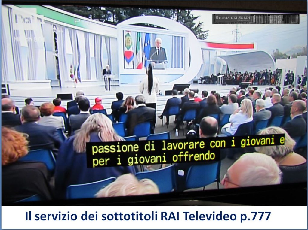 Sottotitoli rai televideo 777