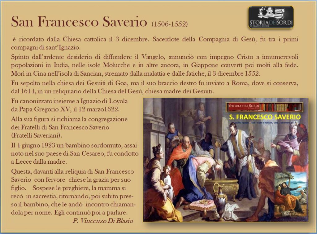 Saverio Francesco (Santo) 1506-1552