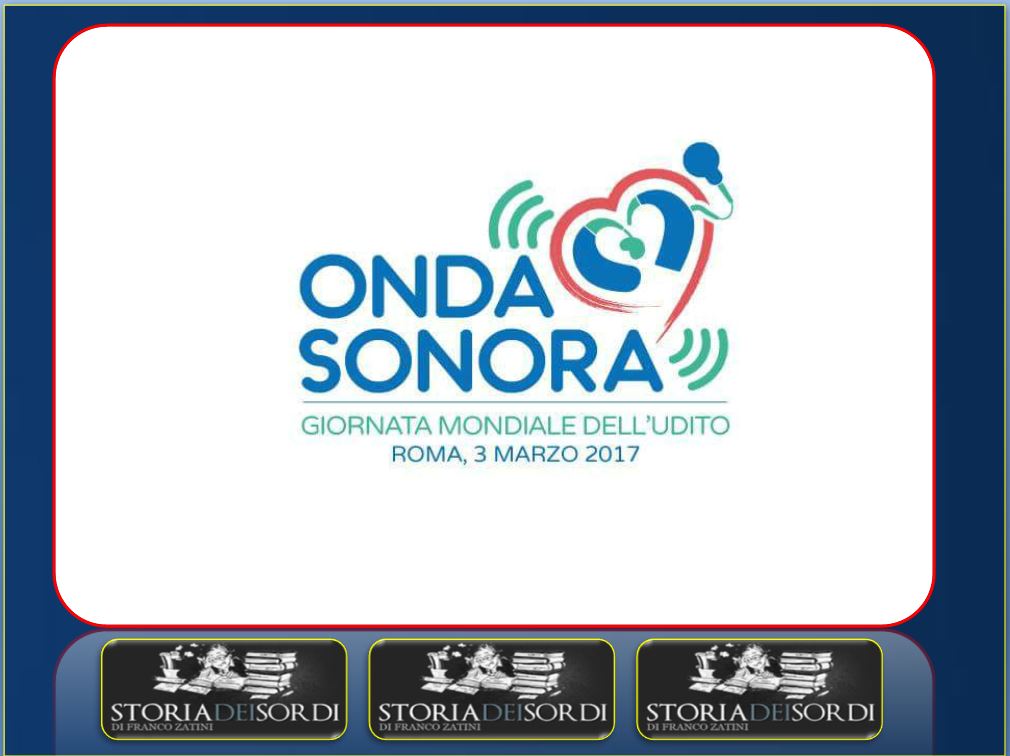 Giornata Mondiale dell'Udito 3 marzo 2017 Onda Sonora