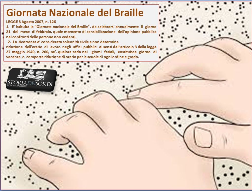 Giornata Nazionale del Braille