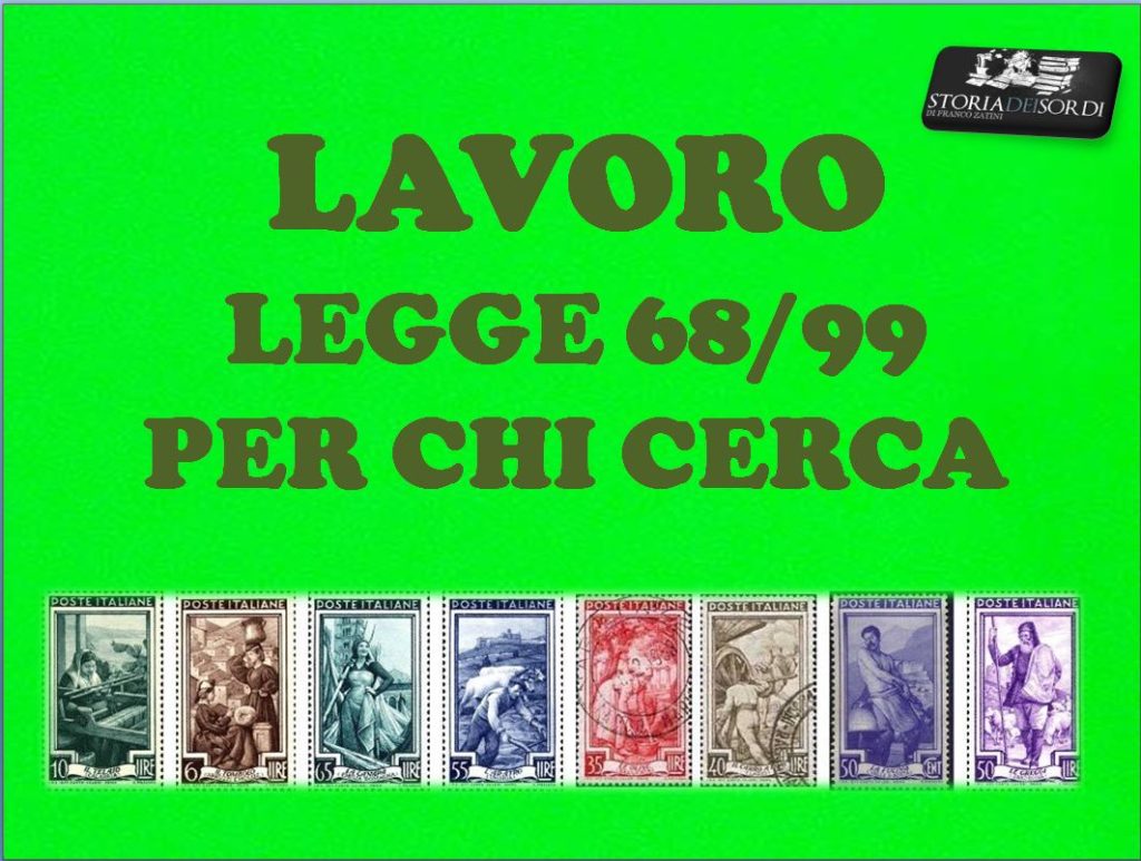 Lavoro Legge 68 Per chi cerca