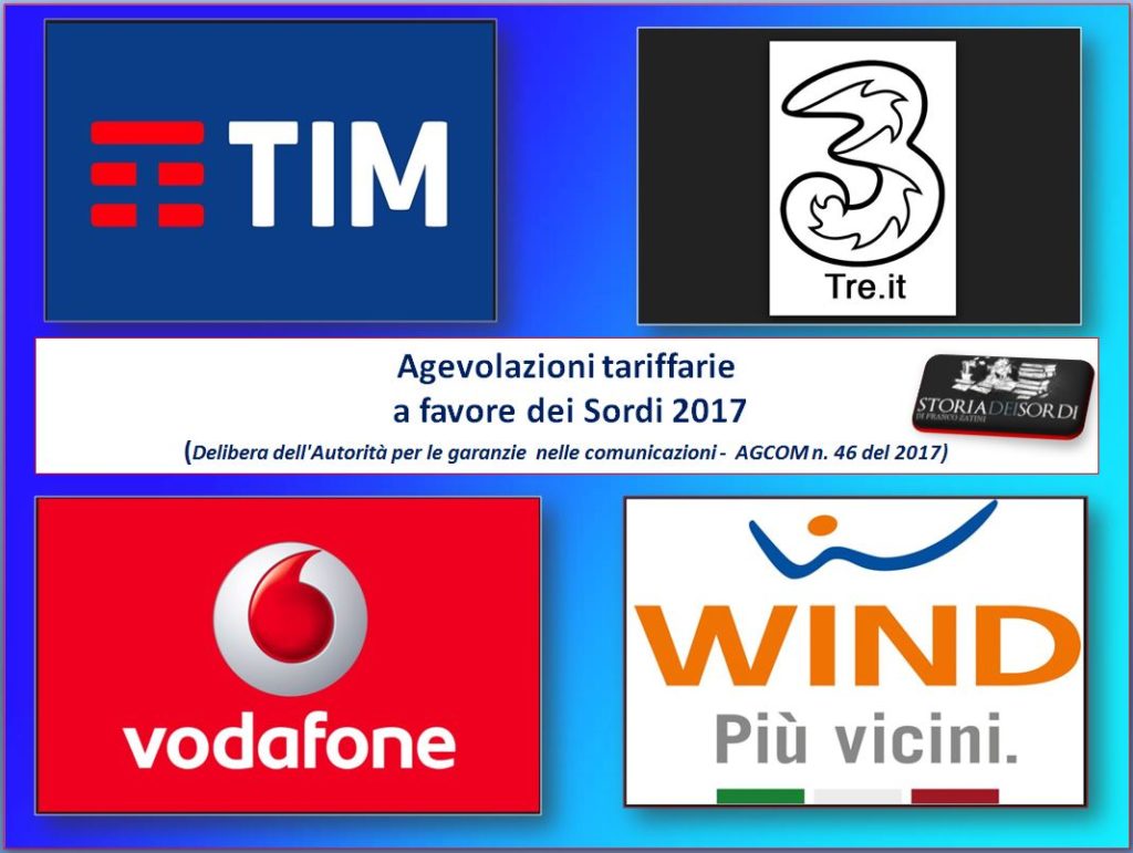 Agevolazioni tariffarie telefonia 2017