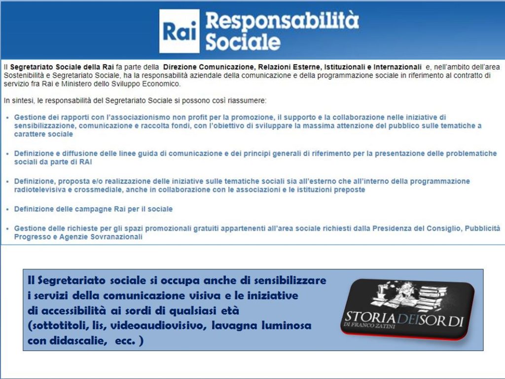 Responsabilità sociale RAI