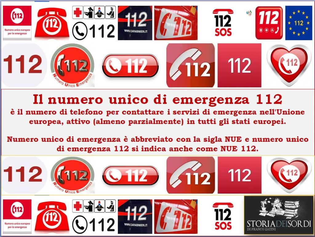 112 numero unico emergenza