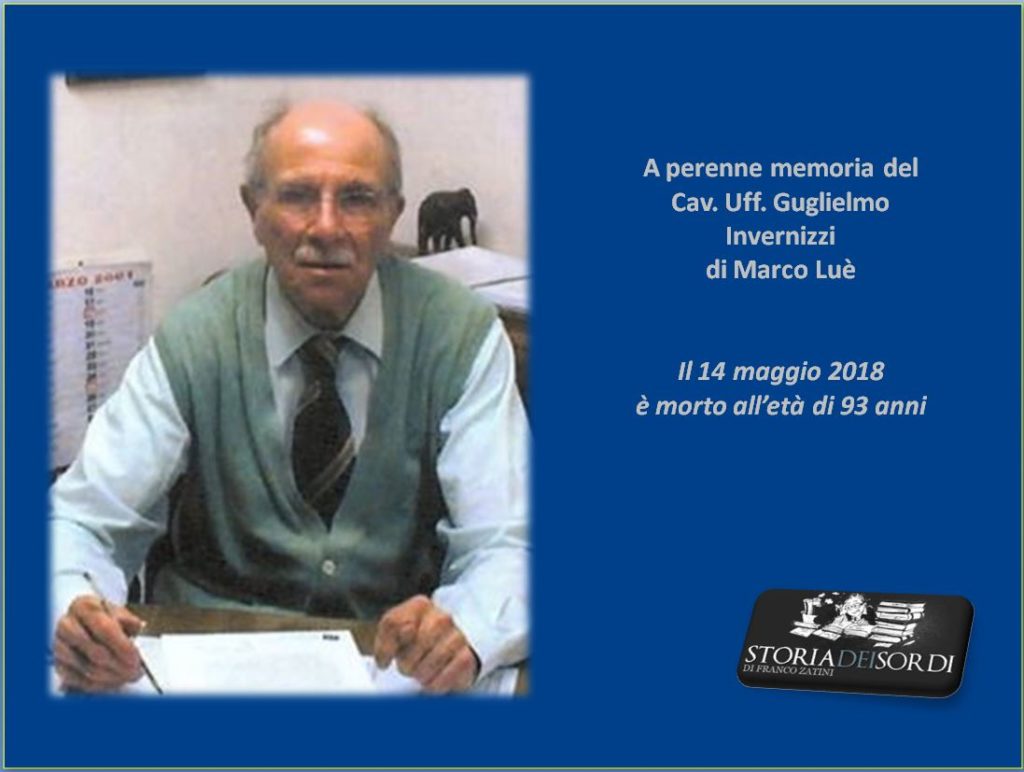 Guglielmo Invernizzi 14 maggio 2018