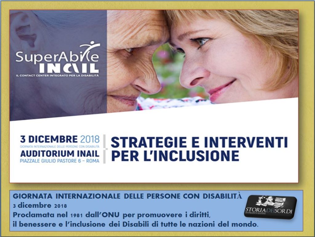 Giornata ONU Disabilità 2018 Superabile Inail