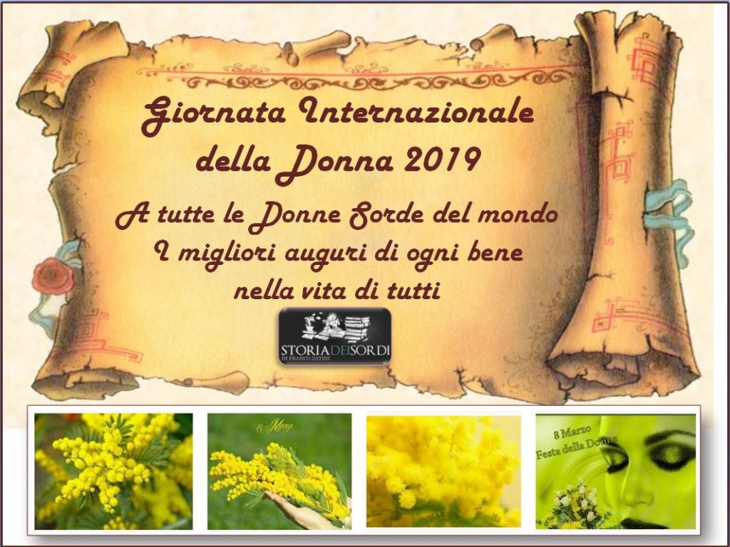 Giornata Internazionale della Donna 2019