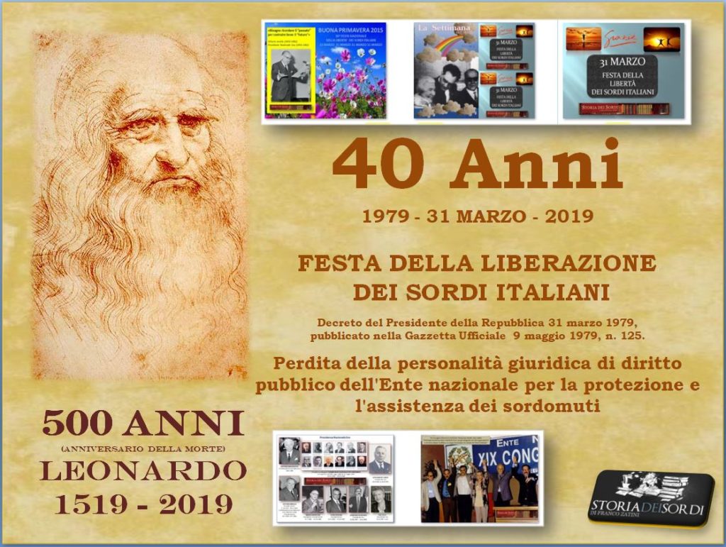 Festa Liberazione dei sordi italiani 2019