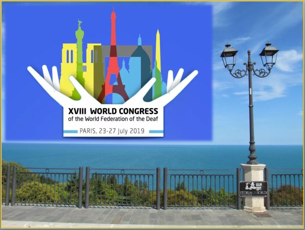 XVIII WORLD CONGRESS ot the World Federation of the Deaf Paris 2919