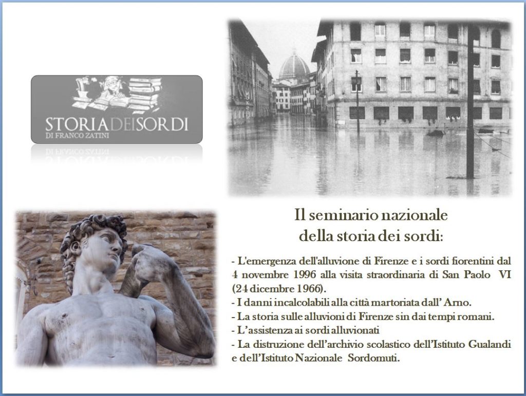 Seminario su Alluvione Firenze