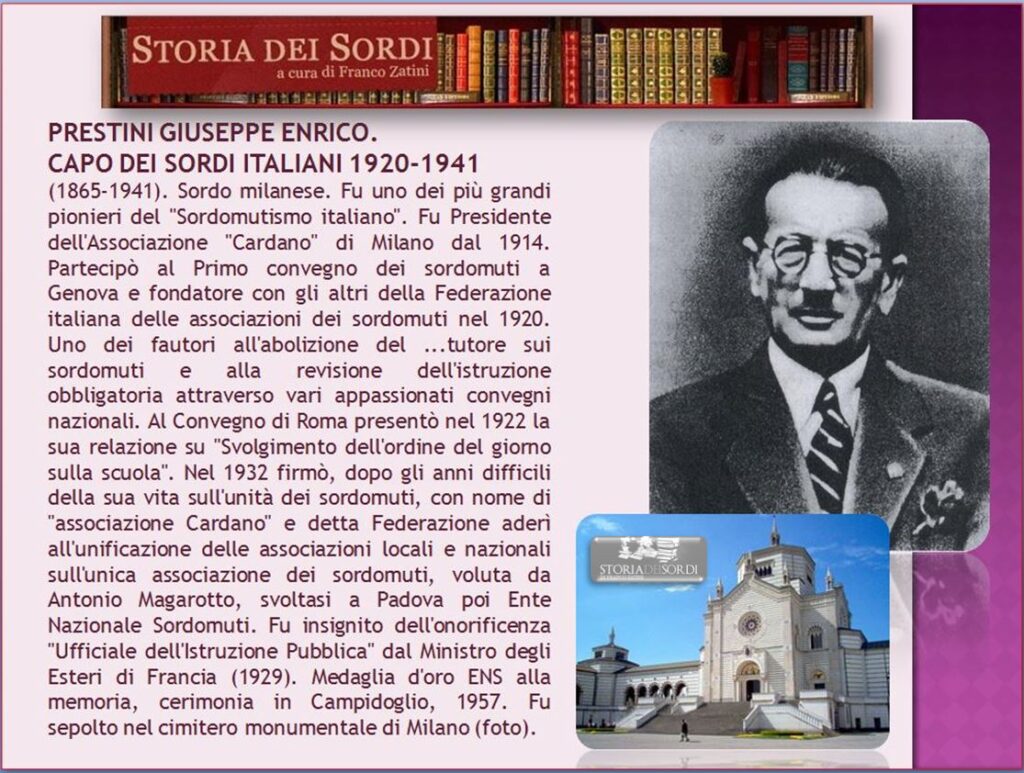 Prestini Giuseppe Enrico 100 anni