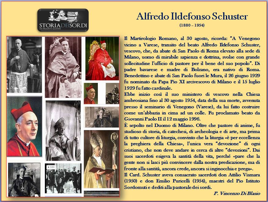 Schuster Alfredo Ildefonso 1880-1954