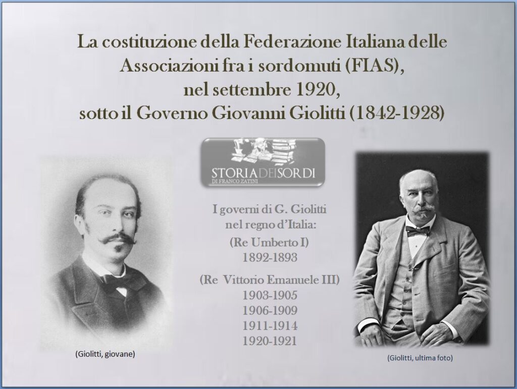 Giovanni Giolitti FIAS