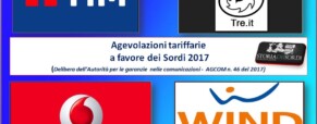 Vodafone. Agevolazioni tariffarie a favore dei Sordi (Agcom 2017)