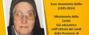 Suor Antonietta Bellin. Missionaria della Carità e già educatrice dei sordi