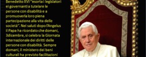 Messaggio di Sua Santità Benedetto XVI per la XLII Giornata Mondiale delle Comunicazioni (Newsletter della Storia dei Sordi n. 428  del  18 febbraio 2008)