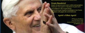 Il saluto del Papa emerito Benedetto XVI
