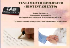 Il biotestamento e i Sordi Italiani