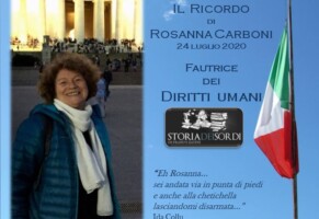 La dipartita di Rosanna Carboni Zanecchia. Fautrice dei Diritti Umani