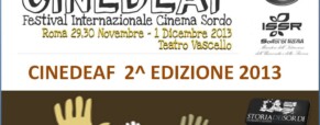 Festival del Cinema Sordo di Roma, Cinedeaf .