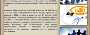 Lavoro delle Persone con la disabilità (Legge 68/99). L’incentivazione dello Stato