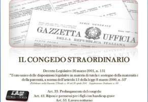 Indennità economica ed accredito figurativo di congedo riconosciuti in favore dei familiari di portatori di handicap.