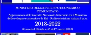 Nuovo contratto Servizio Rai 2018-2022