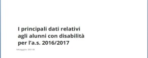 Alunni disabili 2016-2017, pubblicato il Focus del Miur