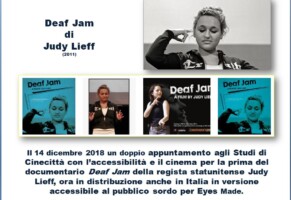 Cinema Deaf Jam 14 dicembre