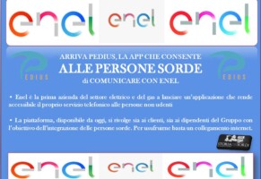 Enel, servizio di comunicazione a favore delle Persone Sorde