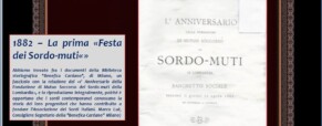 La prima «Festa dei Sordo-muti» 1882