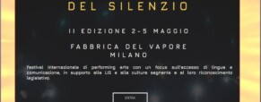 Festival del Silenzio 2019. Riconoscimento Lis