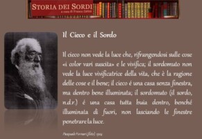Fornari Pasquale. Uno dei grandi Educatori dei sordi dell’900