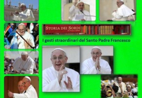 Santo Padre Francesco e gli auguri pontificali in Lingua dei Segni Italiana (Lis)