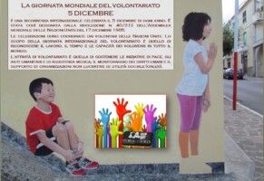 La giornata mondiale del volontariato