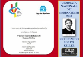 27 giugno – Giornata Nazionale dei Sordociechi