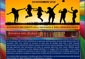 Giornata Internazionale sui Diritti dell’Infanzia 20 novembre