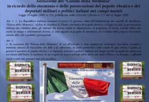 Giornata della Memoria 2016