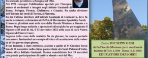 P. Giuseppe Gissi della Piccola Missione per i Sordomuti.