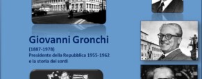 Il Presidente della Repubblica Giovanni Gronchi
