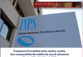 Prestazioni di invalidità civile, cecità e sordità. Non computabilità del reddito da casa di abitazione