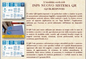 INPS. I sordi civili nei servizi online. Il nuovo sistema QR Code per i verbali