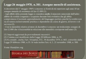 Sordi e sordomuti: il linguaggio giuridico e l’uso corrente