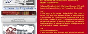 Legge 68/99. Nota della CGIL