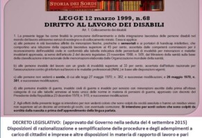 La modificazione della Legge 68/99 da parte del Governo a favore dei sordi disoccupati